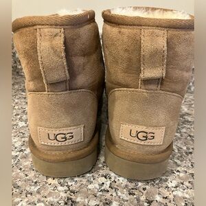 *Flawed* Ugg Mini Fur-Lined Booties, Women’s 6
